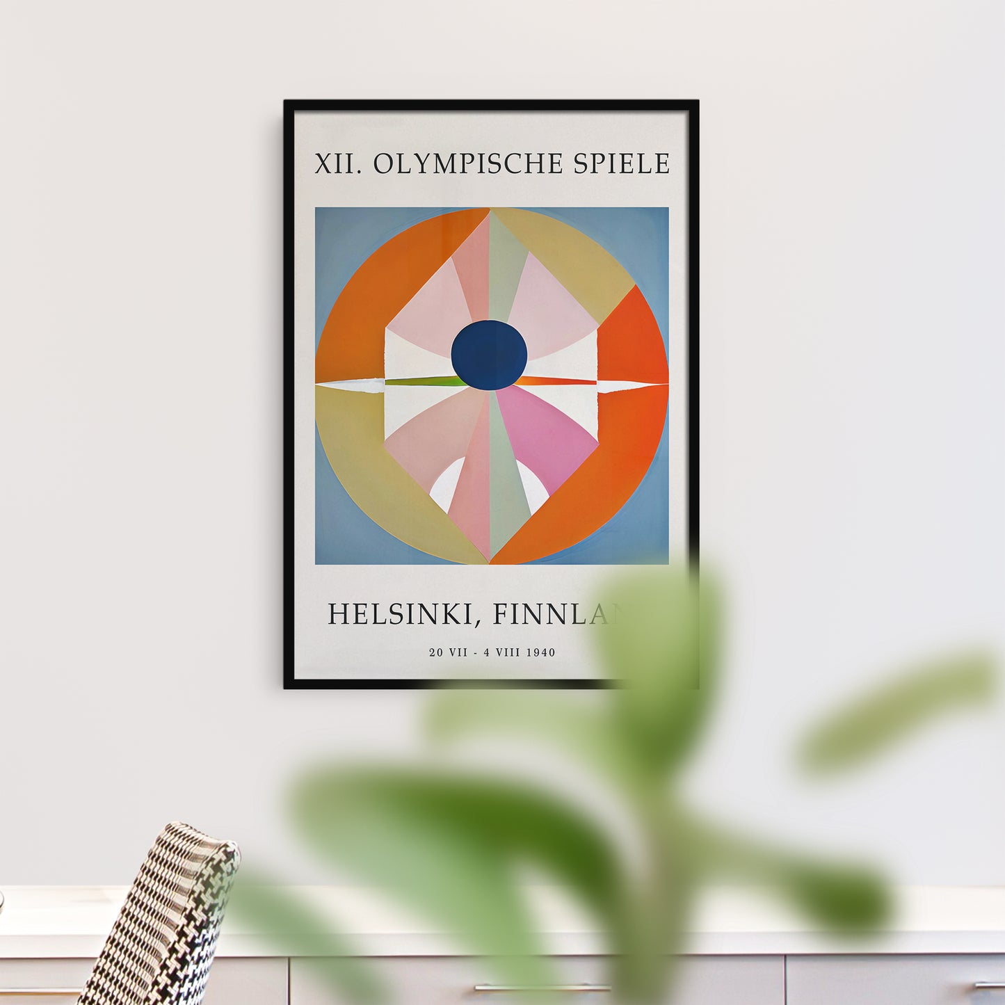 Helsinki Olympic Games 1940 Poster