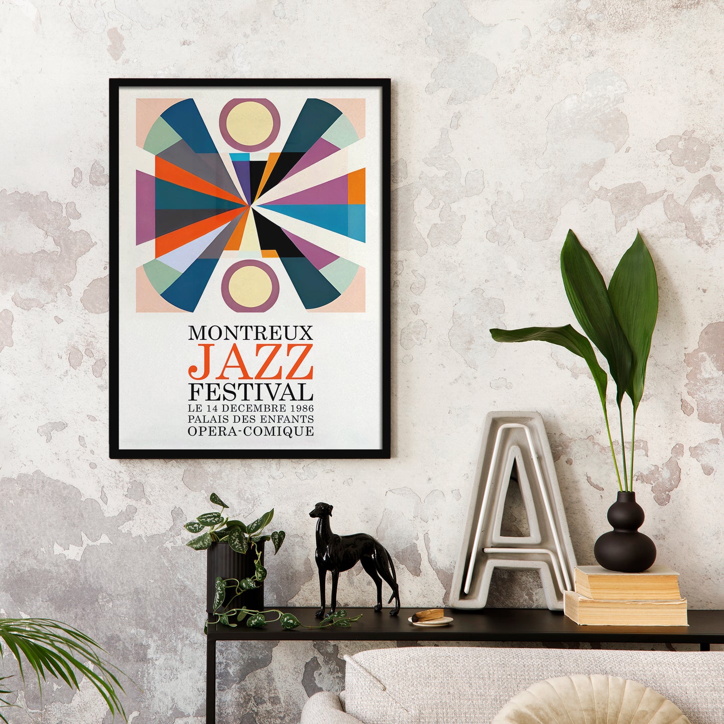 Vintage Montreux Jazz Music Poster