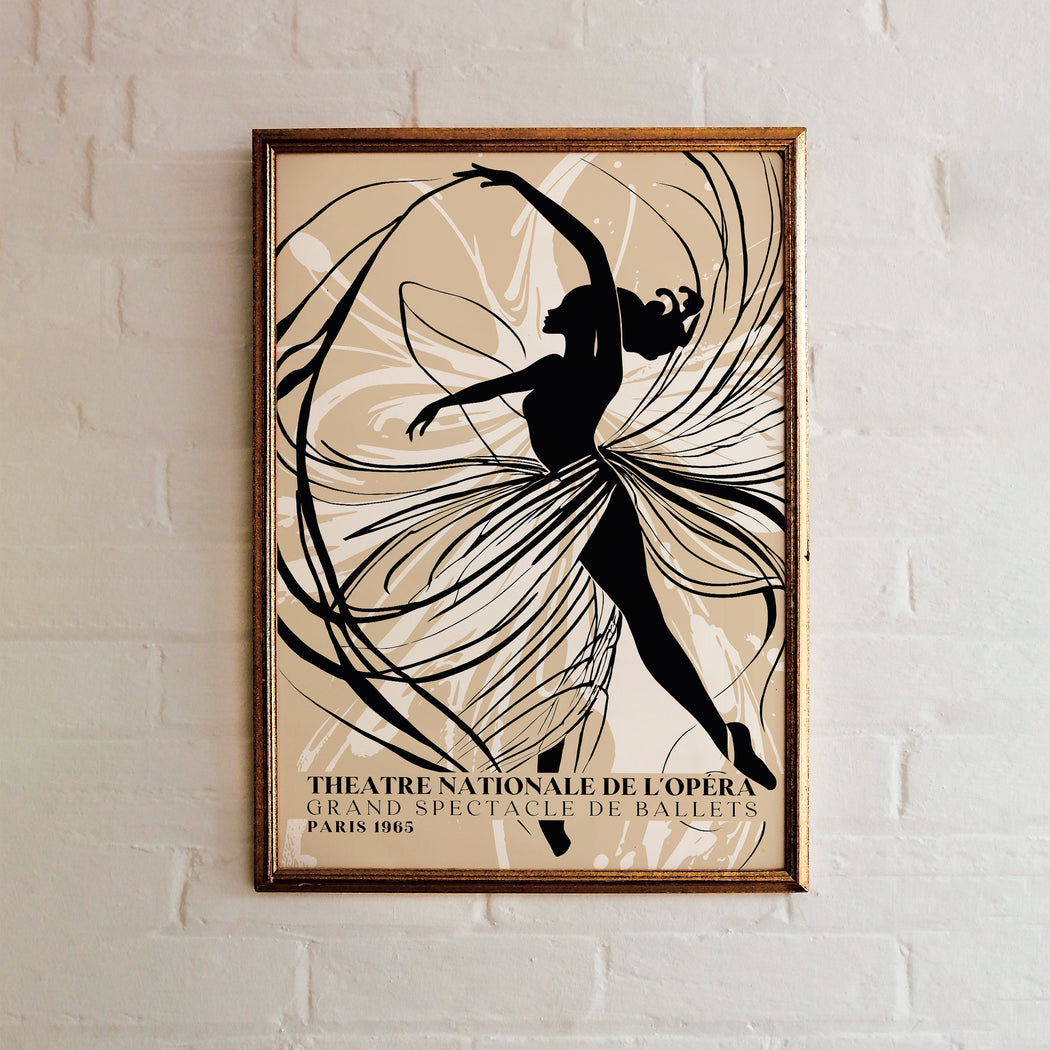 Ballet Paris 1965 Poster