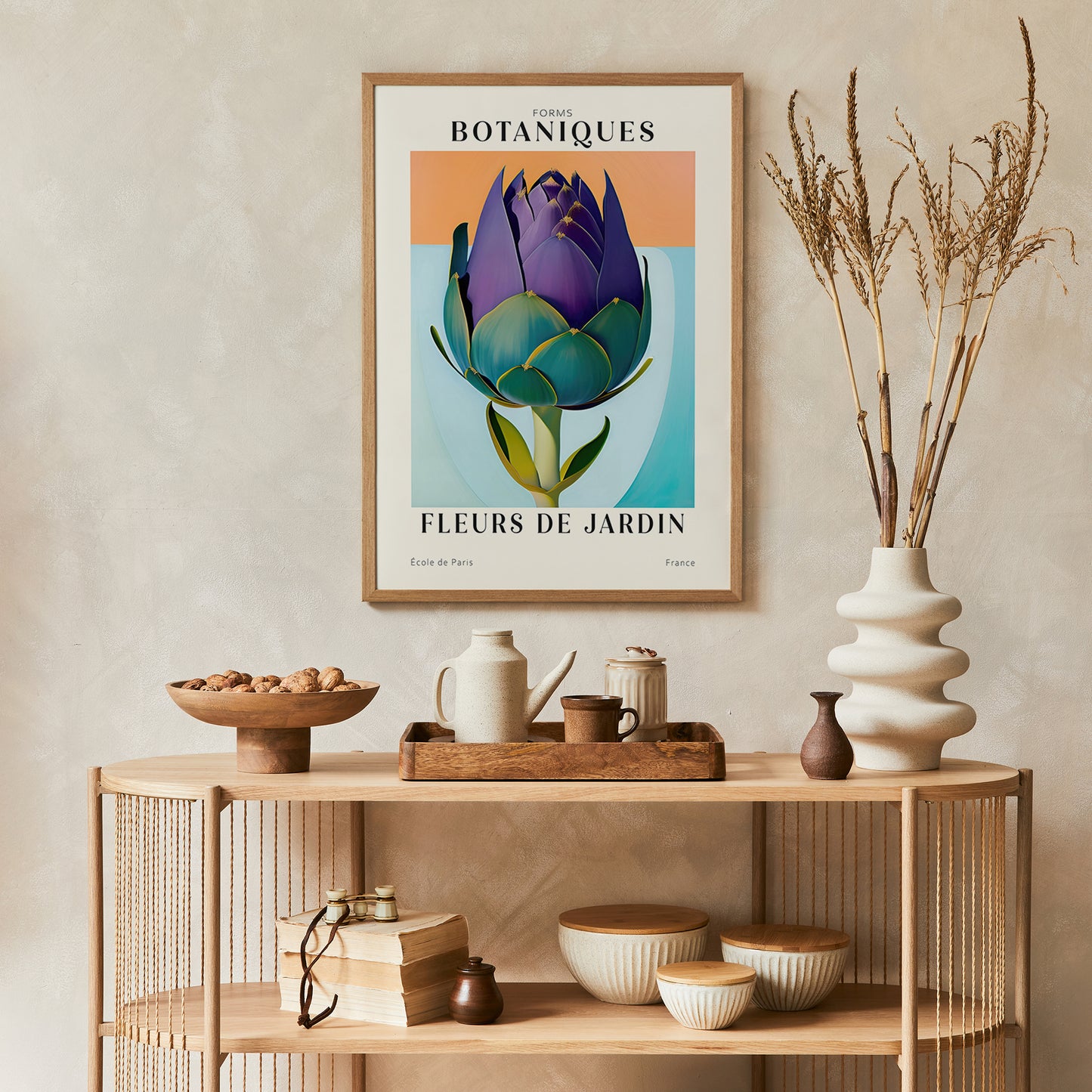 Artichoke Fleur Poster