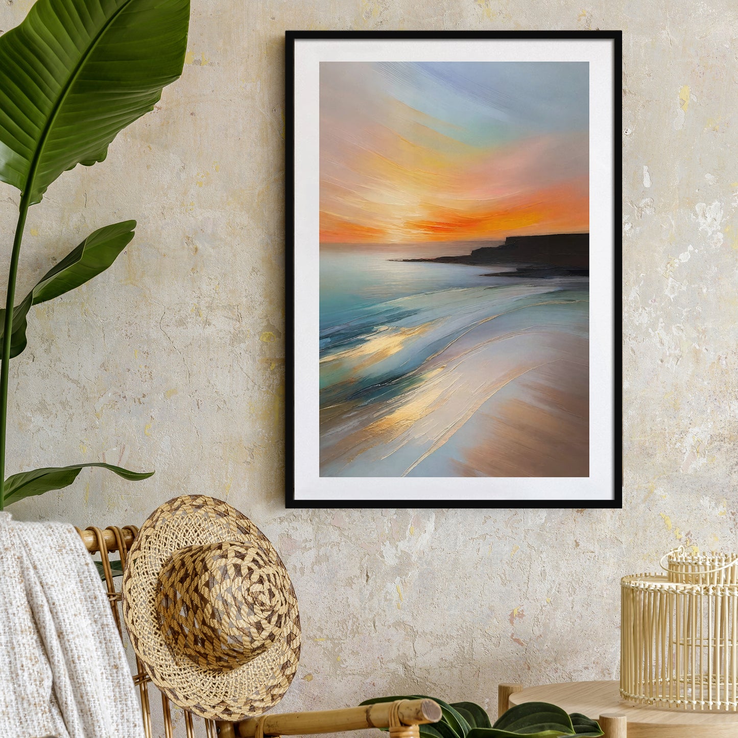 Coastal Cozy Painting Print