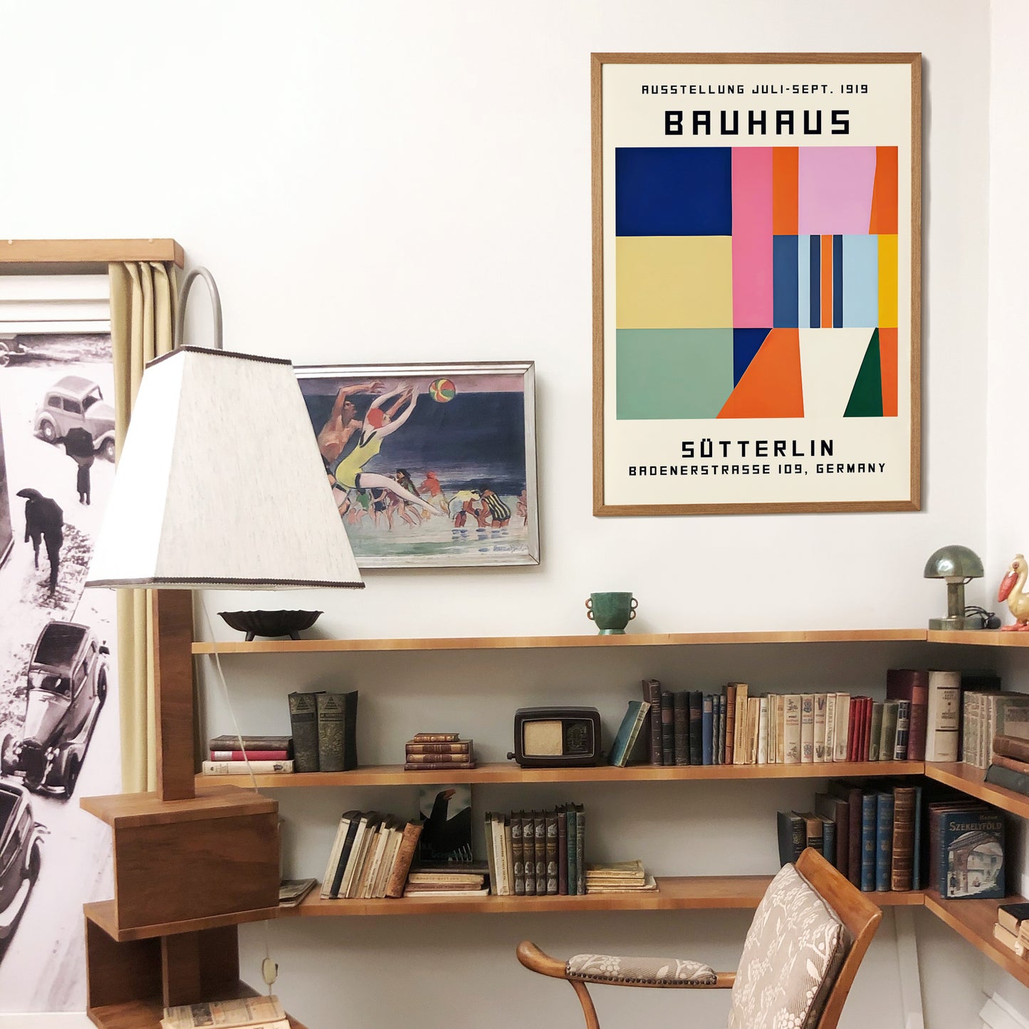 Mid Century Modern Bauhaus Poster