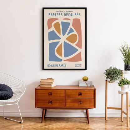Boho Pastel Cut-Outs Poster - HypeSheriff