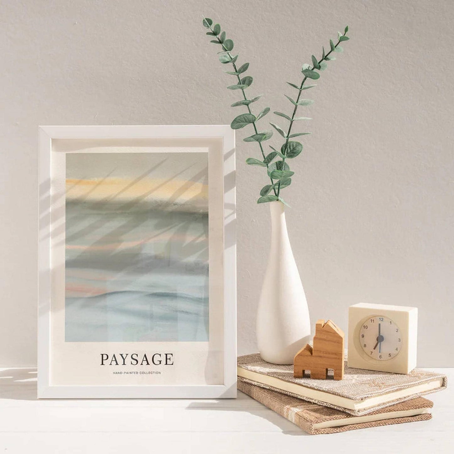 Pastel Sea Paysage No6 Handdrawn Poster - HypeSheriff