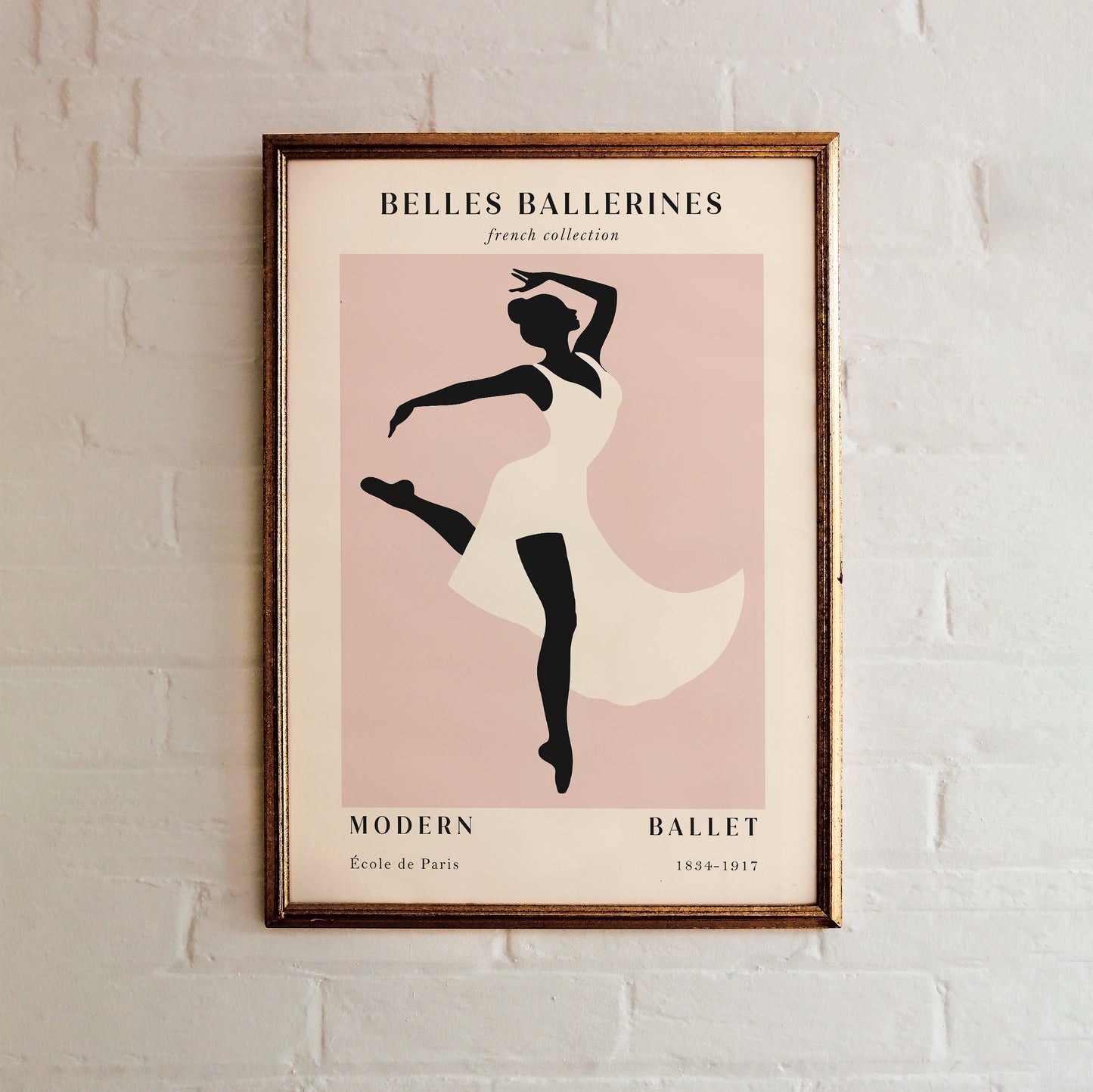 Modern Ballet French Poster