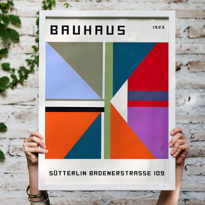 Vintage Bauhaus Poster