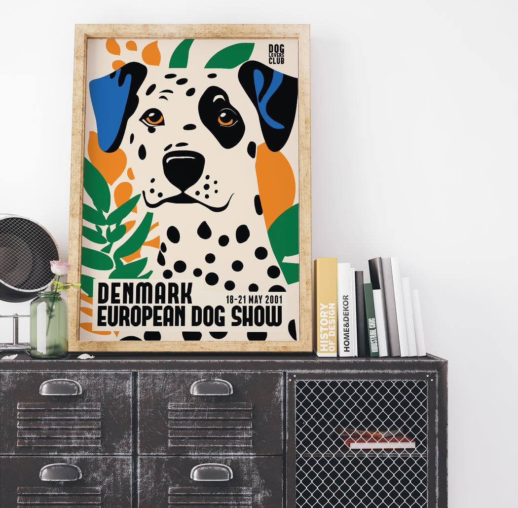 Denmark Dog Show Poster