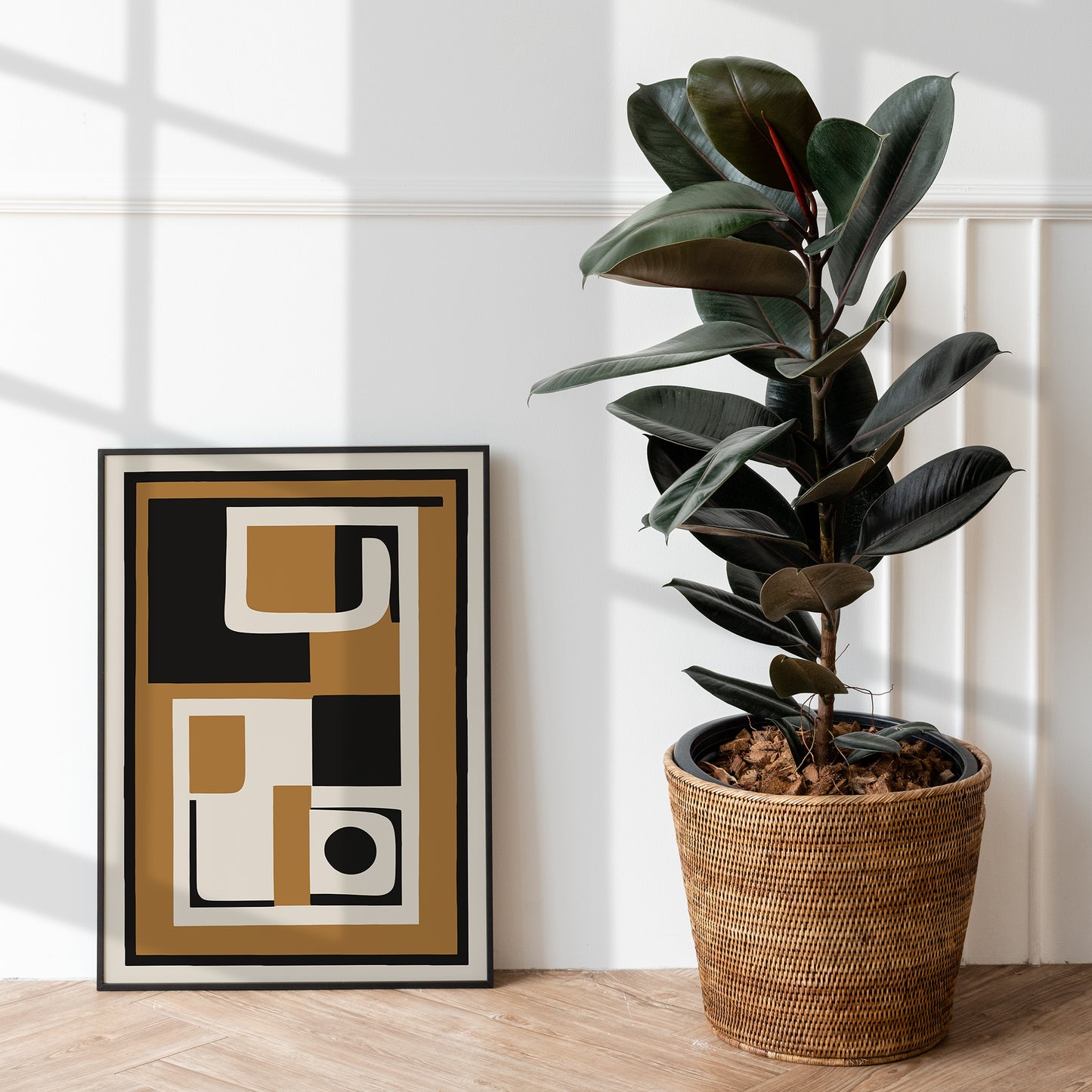 Geometric Abstract Print: Stylish Wall Art