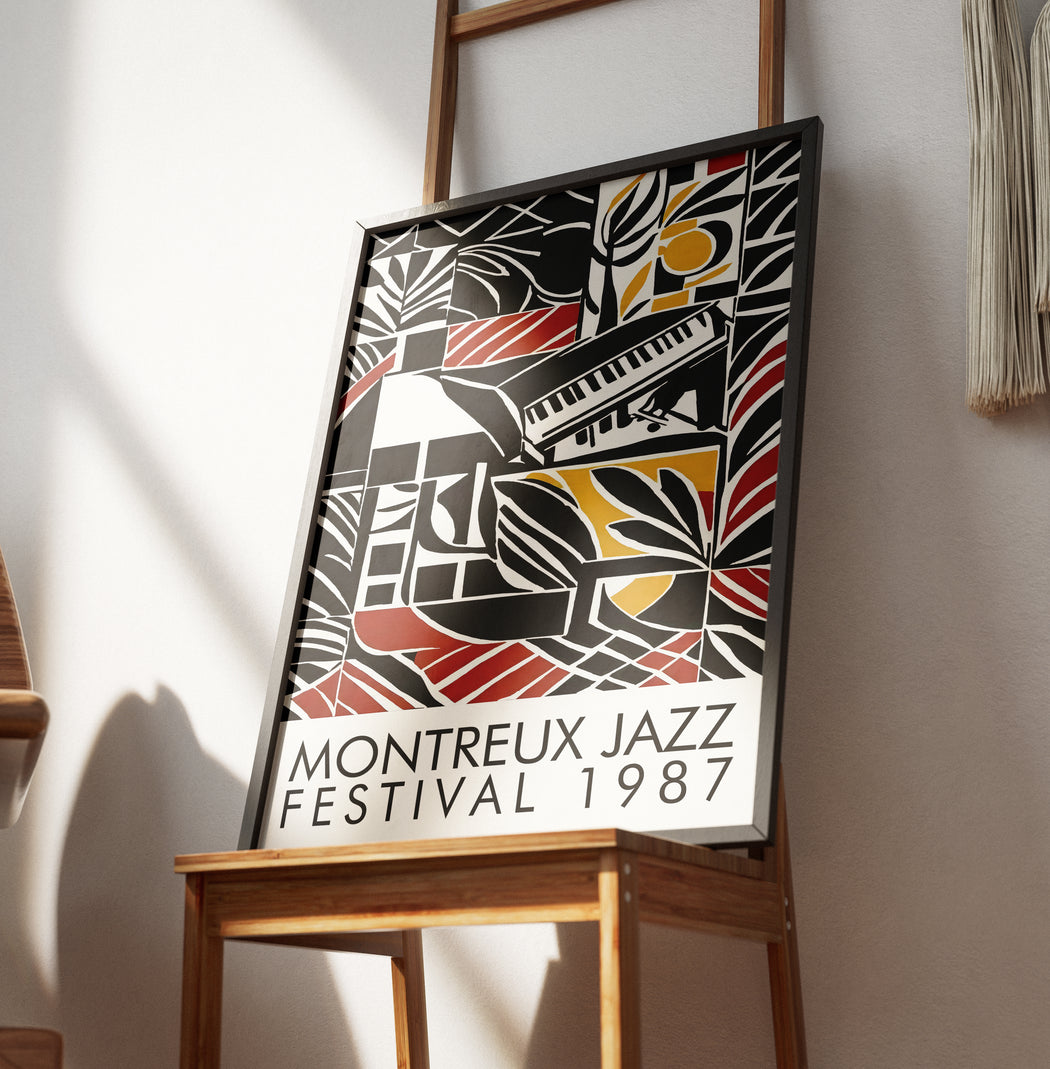 Montreux Music Poster