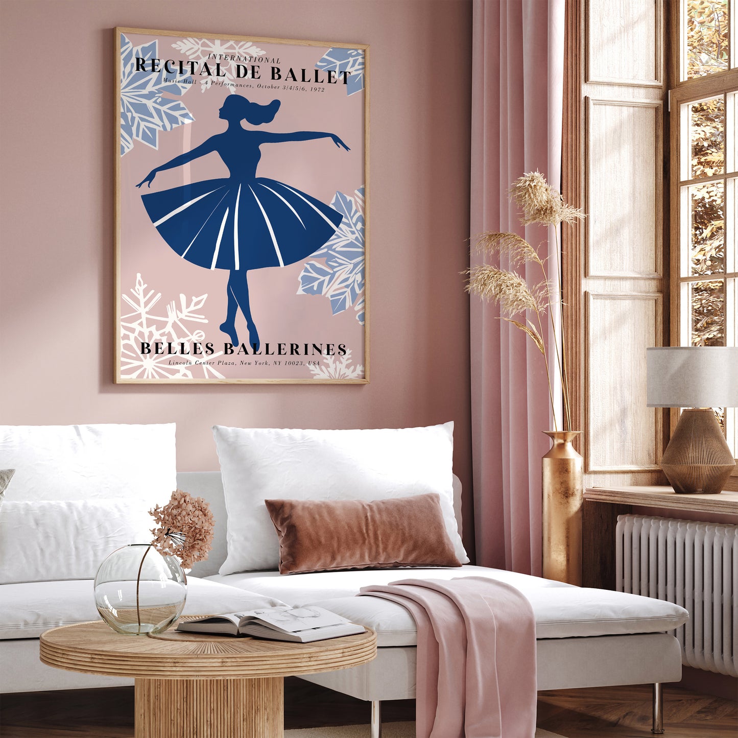 Recital de Ballet Pink Poster