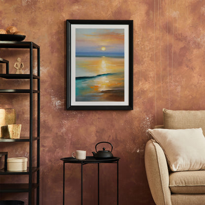 Sunset Cozy Painting Print