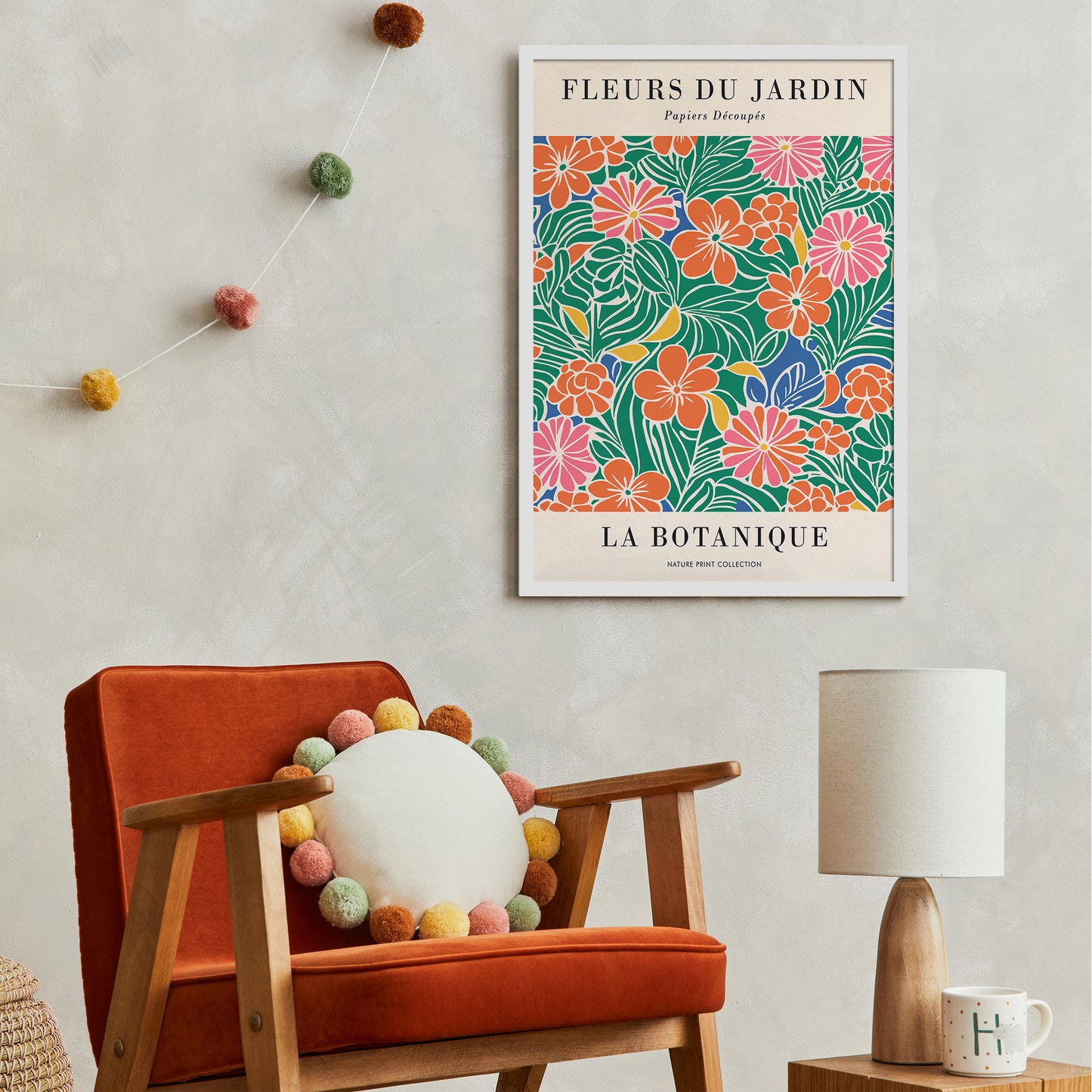 Fleurs du Jardin Poster