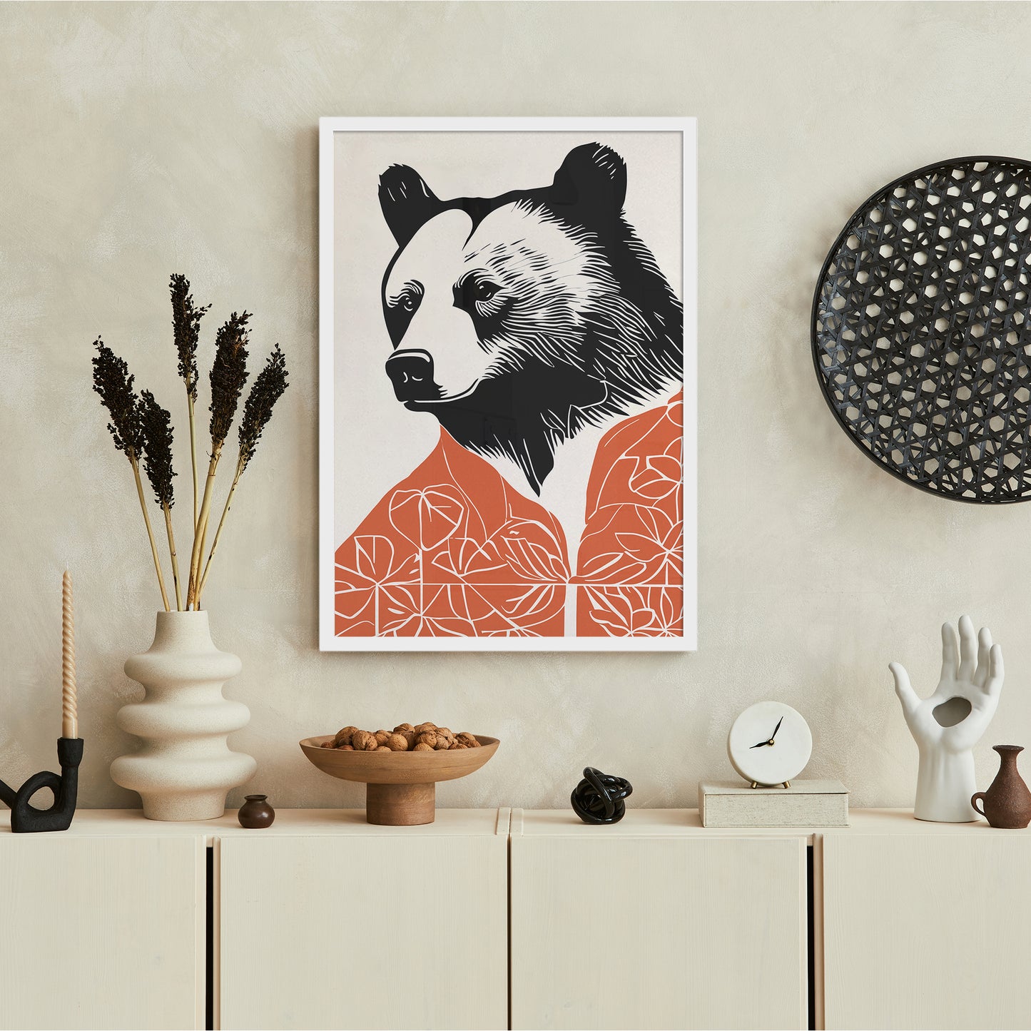 Hawaiian Bear Poster