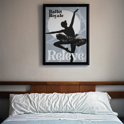 Releve Modern Ballet Art Print