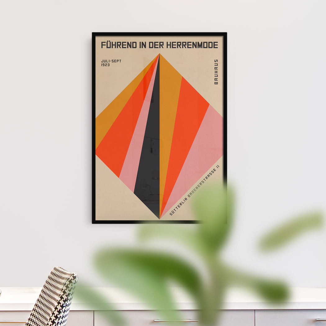 Set of 2 Retro Bauhaus Poster