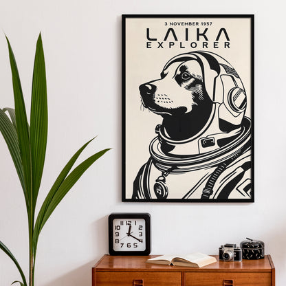 Laika Space Dog Poster