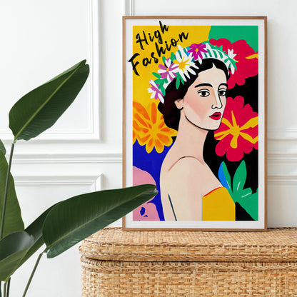 Colorful High Fashion Poster