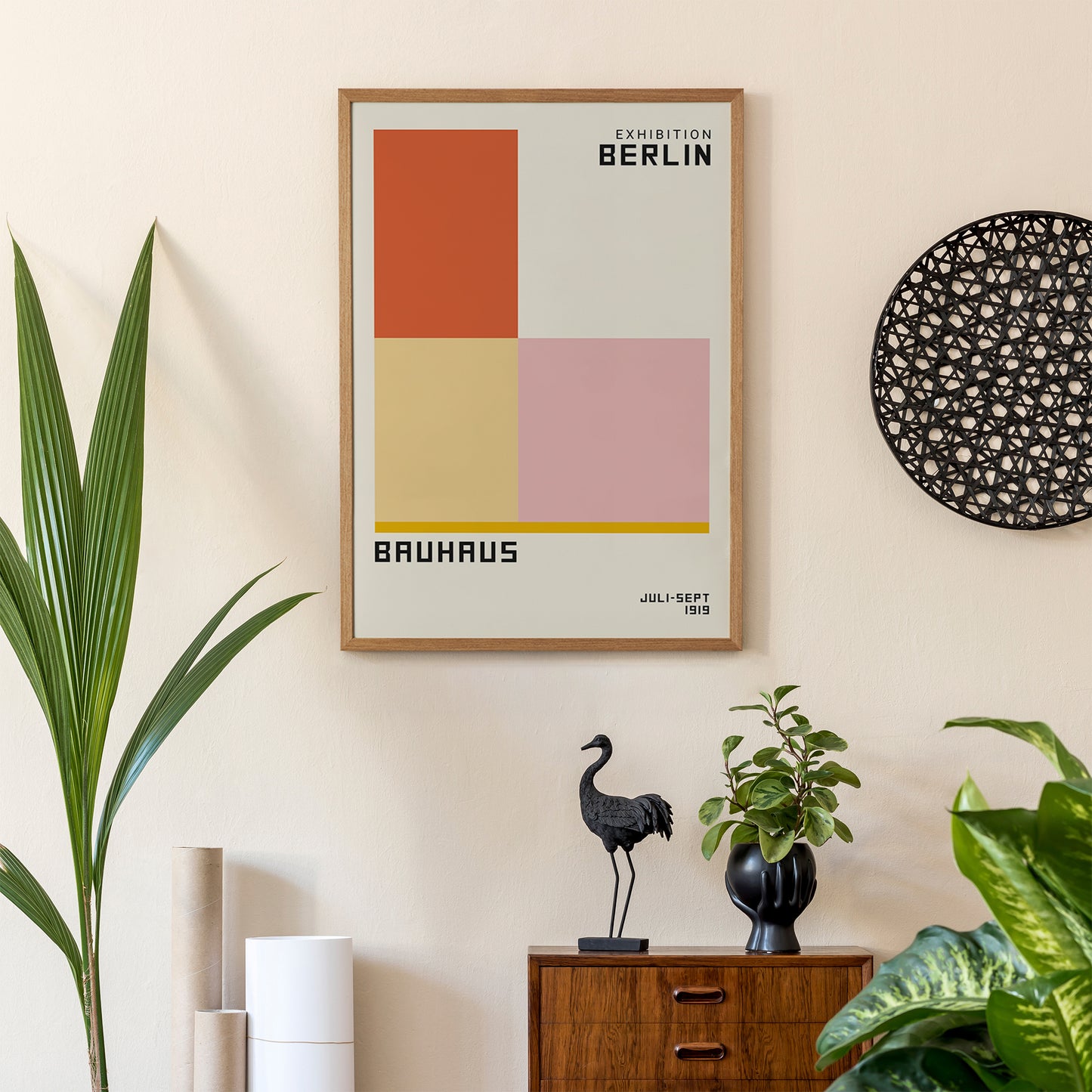 Bauhaus Modern Geometric Poster