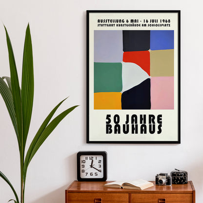 50 Jahre Bauhaus Retro Poster