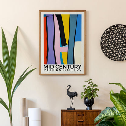 Mid Century Modern Gallery Poster