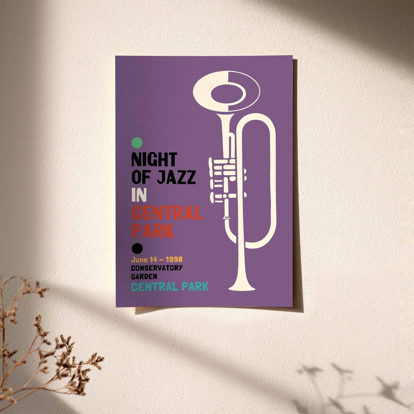 Jazz in Central Park – Poster Print