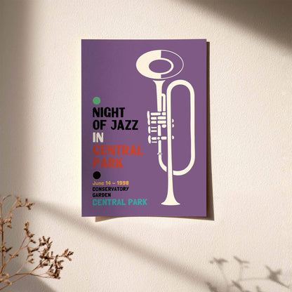 Jazz in Central Park – Poster Print