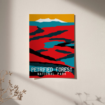 Petrified Forest Travel Poster