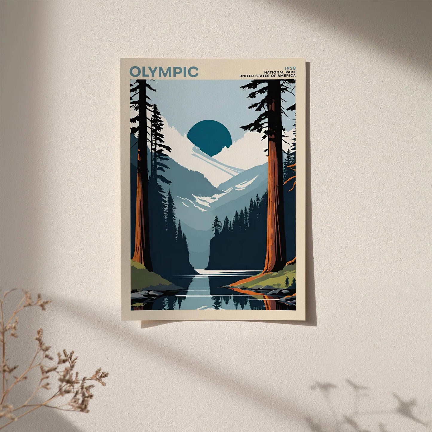 Olympic National Park Poster Print