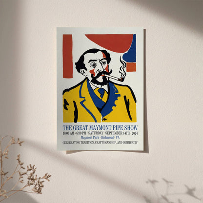Retro Maymont Pipe Show Poster