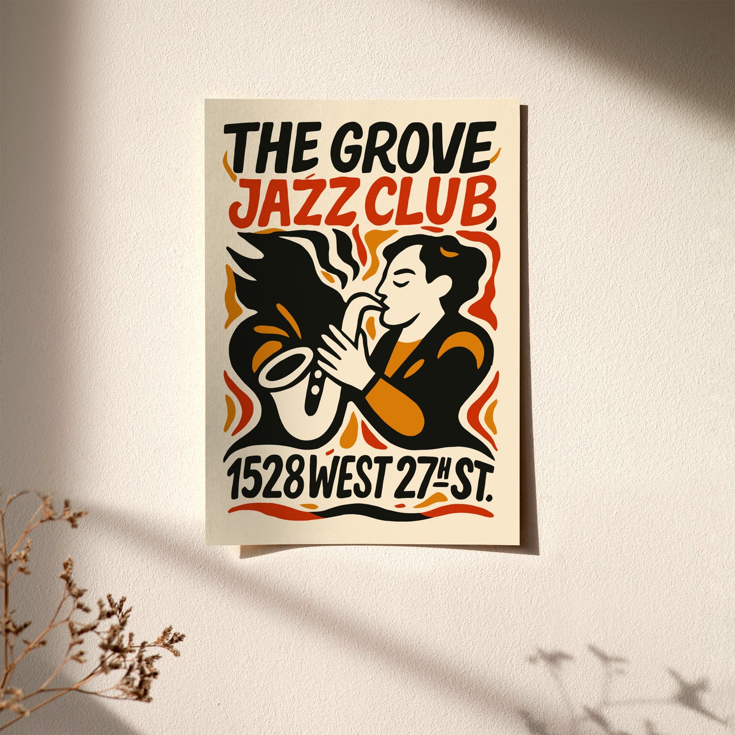 The Grove Jazz Club 1528 West 27th St Poster