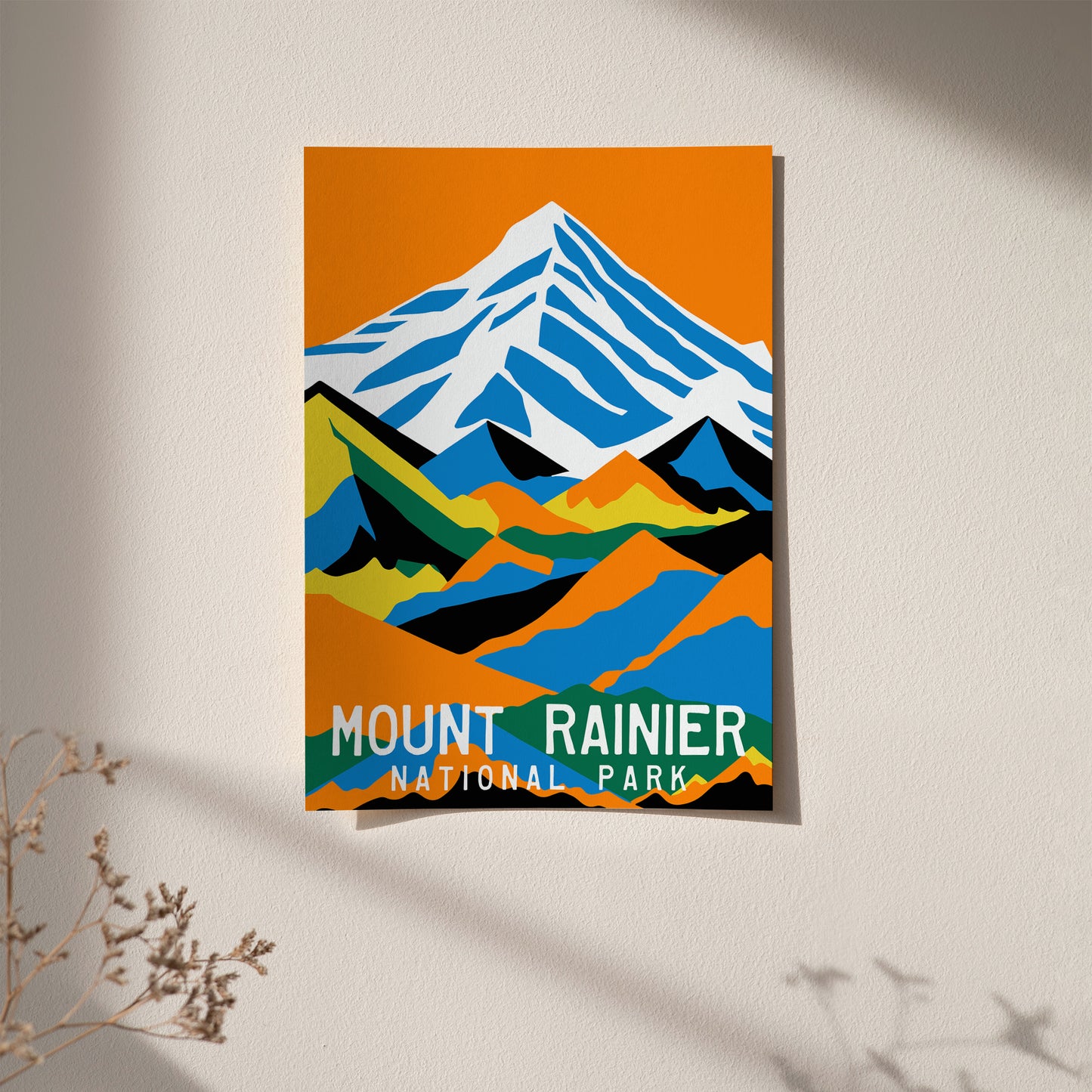 Mount Rainier National Park Poster