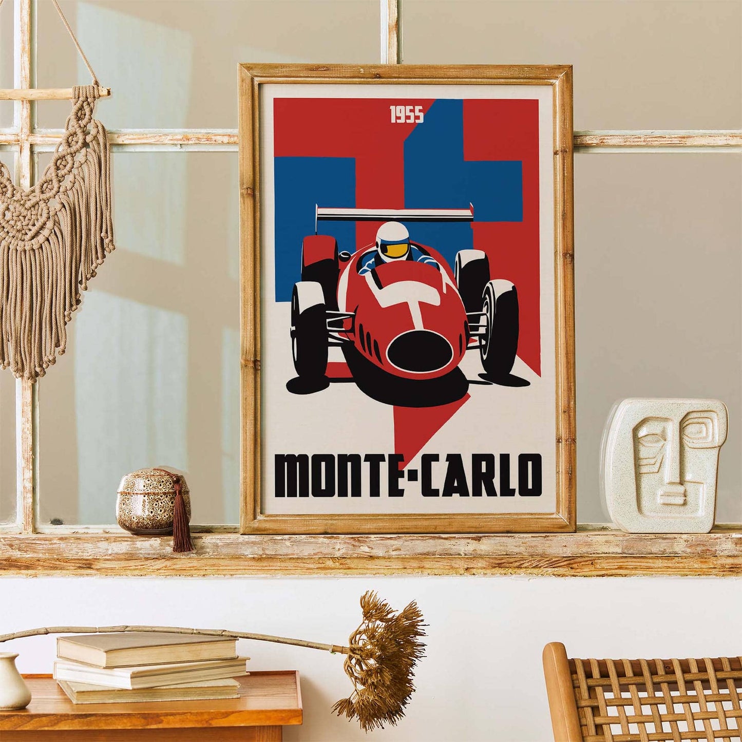 Monte Carlo Grand Prix 1955 Print