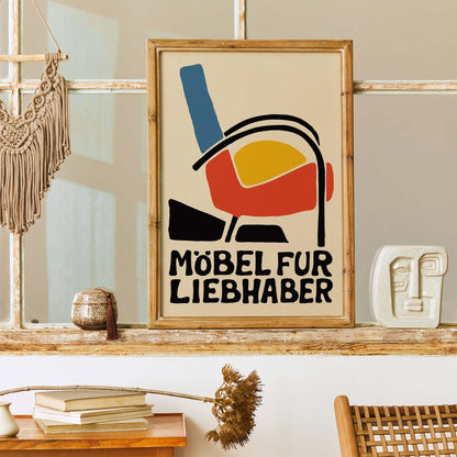 Bauhaus Furniture Chair Poster