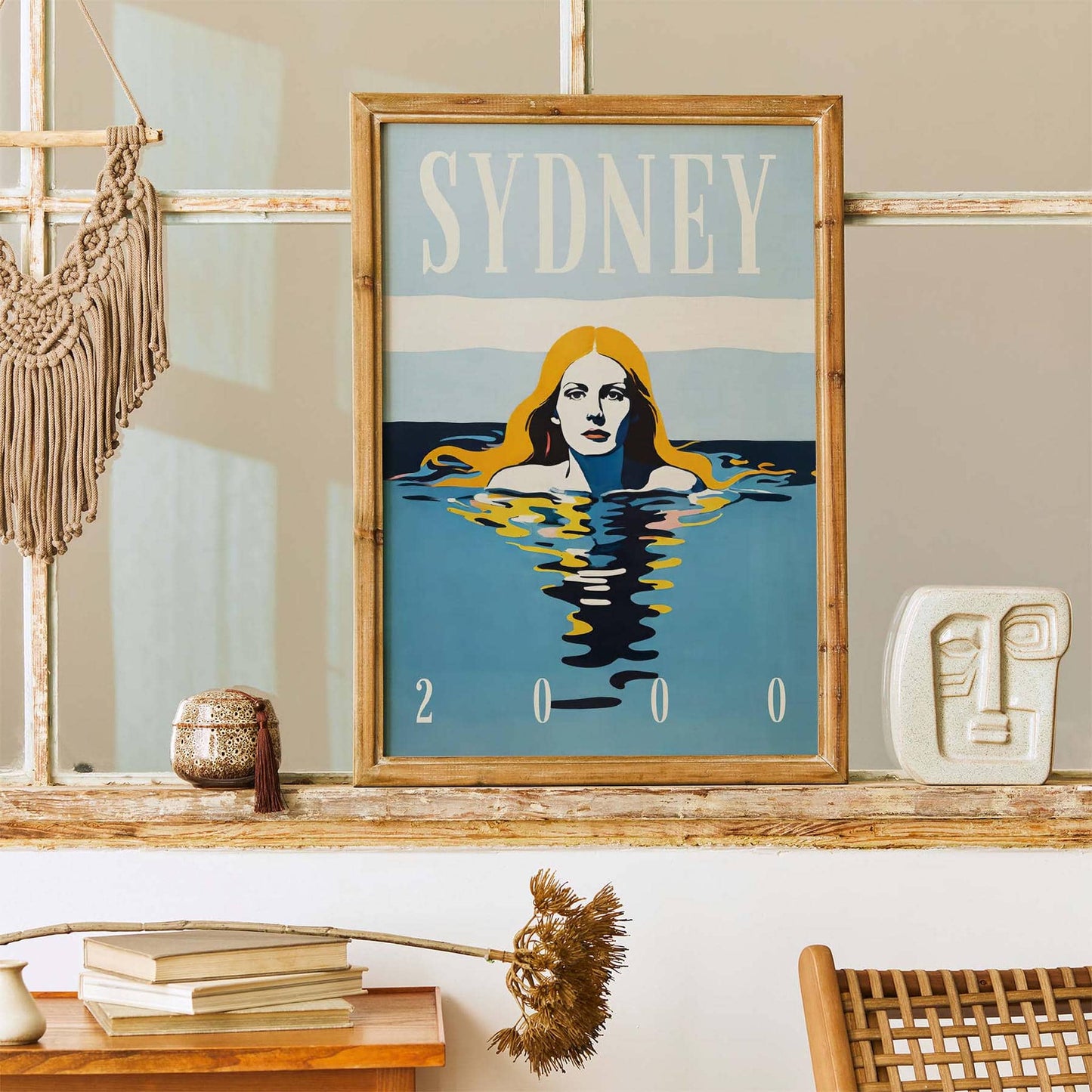 Sydney 2000 Swimmer Poster Print