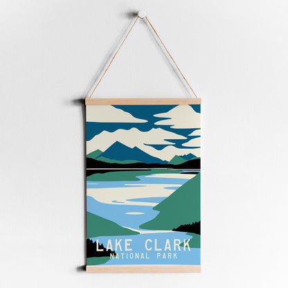 Lake Clark Travel Poster