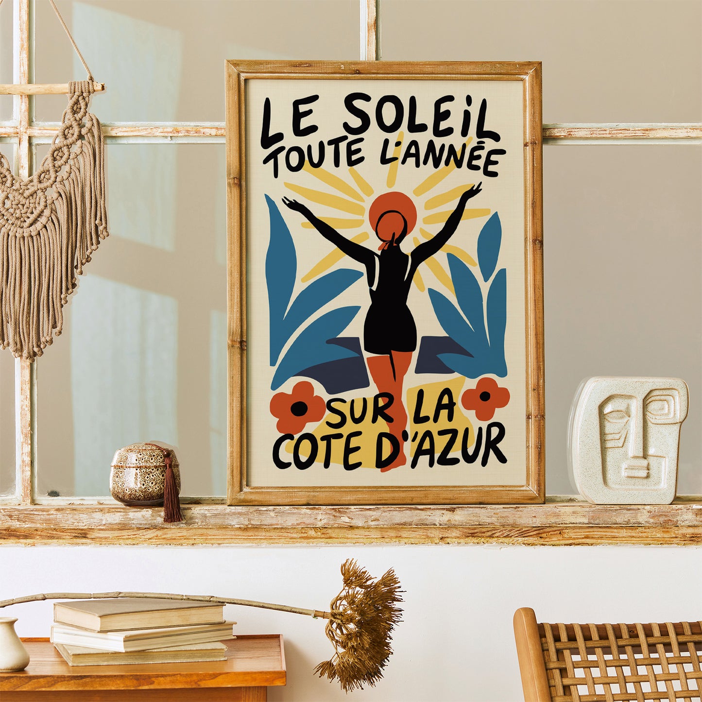 Le Soleil Sur La Côte d’Azur Poster