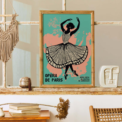 Opéra de Paris Ballerina Wall Art Print