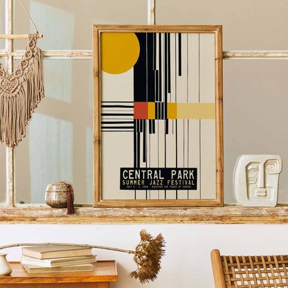 Central Park Jazz Fest 2008 Poster