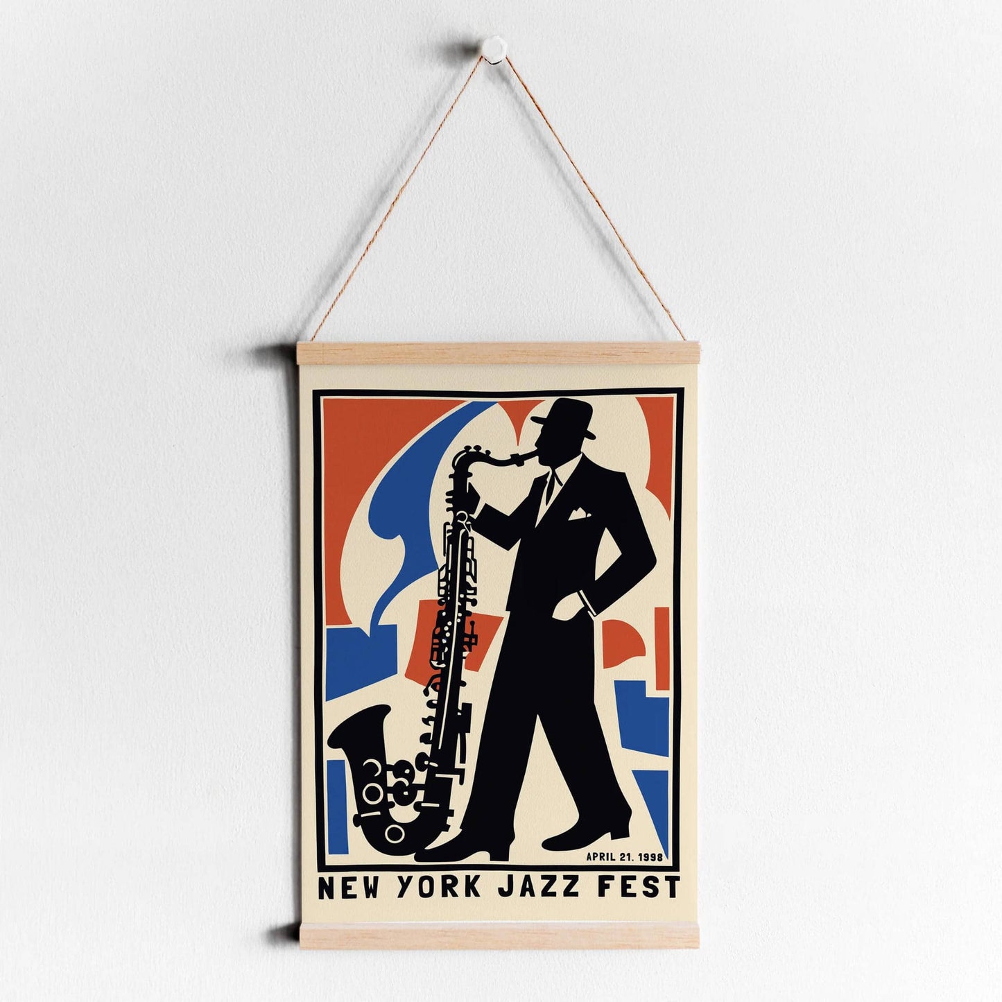 New York Jazz Fest Retro Poster