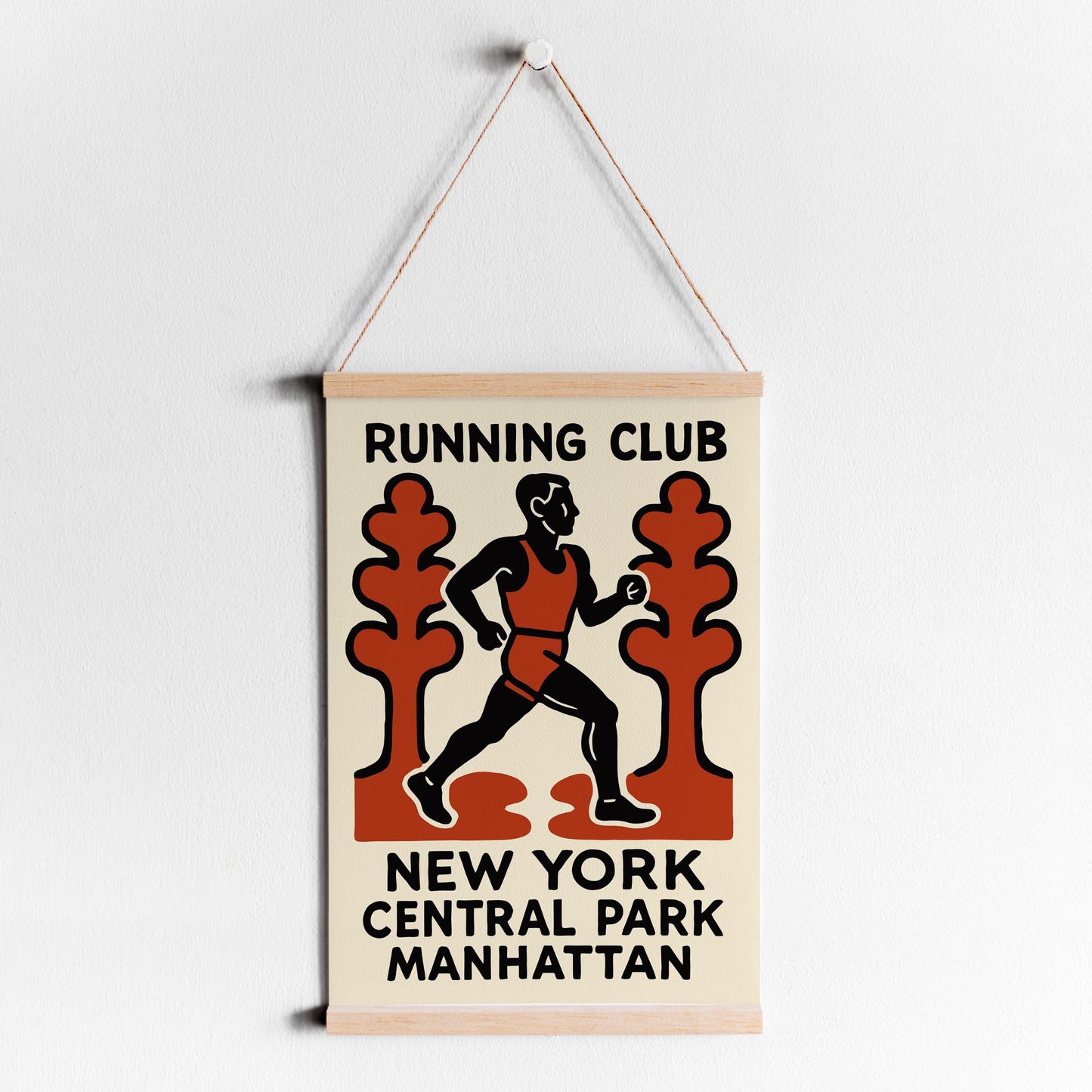 Running Club Manhattan Poster