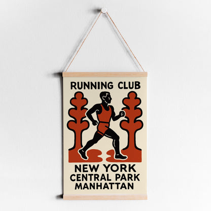 Running Club Manhattan Poster