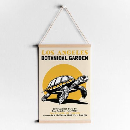LA Botanical Garden Turtle Poster