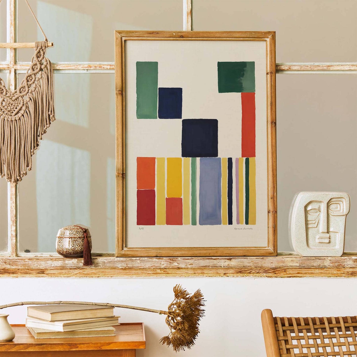 Modern Shapes Art Print