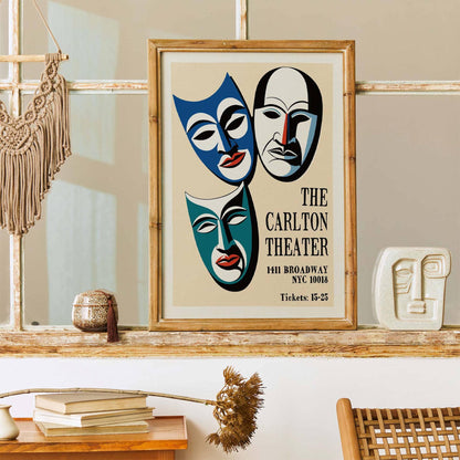 NYC Theater Poster Print