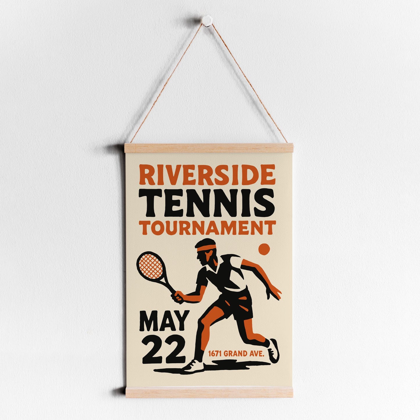 Tennis Tournament Poster