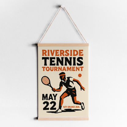Tennis Tournament Poster