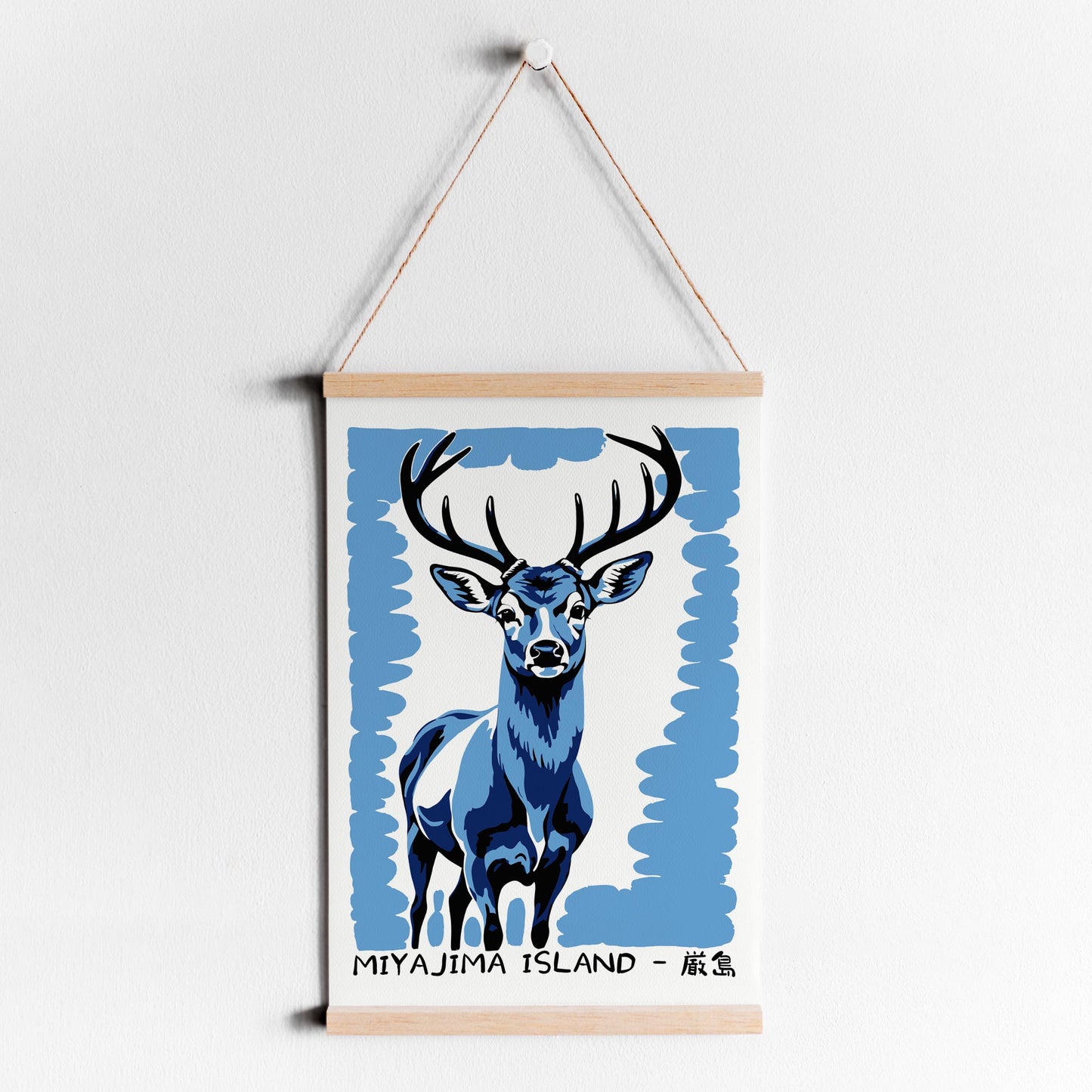 Miyajima Deer Poster Print