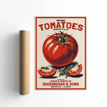 Organic Tomatoes Produce Poster