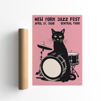 New York Jazz Fest Cat 1998 Poster