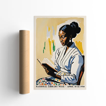 National Library Week 1958 Poster